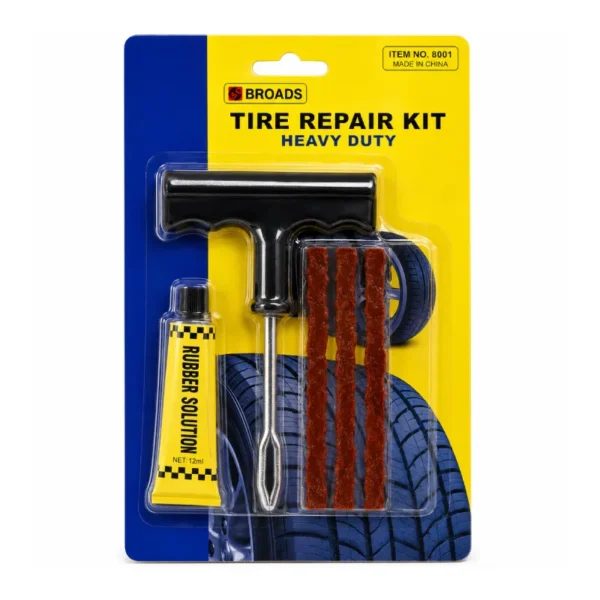 703364823567 Elite Auto Tire Repair Kit for Tubeless Tires – (12-Pack Box)
