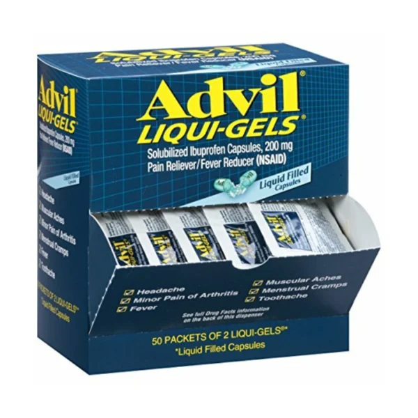 ADVIL LIQUI GELS 50PACK
