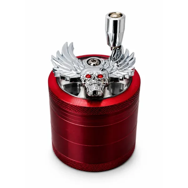 AL003 Metal Grinder – Eagle Skull Design (10-Piece Display Box _ 100-Piece Case) AL003 Metal Grinder – Eagle Skull Design