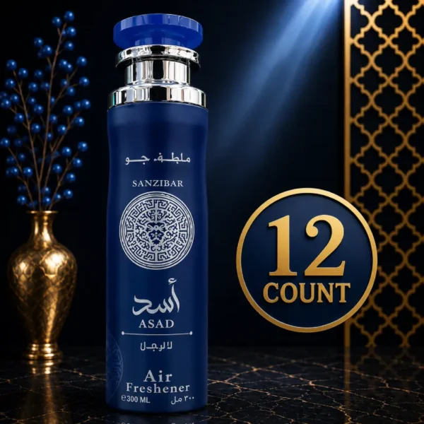 Asad Sanzibar Air Freshener 300ml – Pack of 12 Asad Sanzibar Air Freshener 300ml – Pack of 12