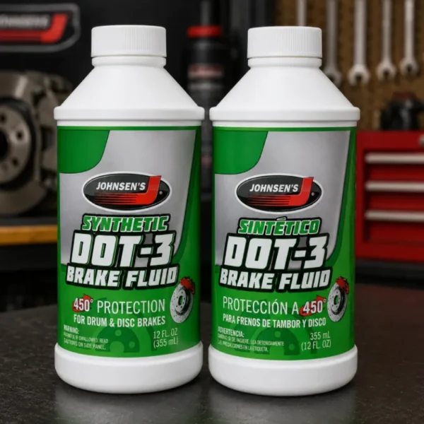 Brake Fluid Johnsen's DOT 3 Heavy Duty Brake Fluid – 12 oz