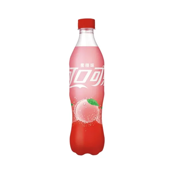 Coca-Cola Peach – 500ml Bottle (Single _ 48-Bottle Case) Coca-Cola Peach – 500ml Bottle (Single / 48-Bottle Case)