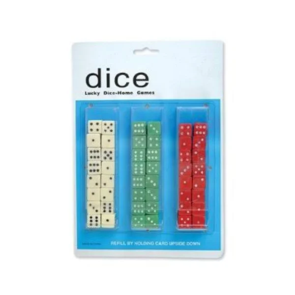 DICE HOLDING CARD 48CT