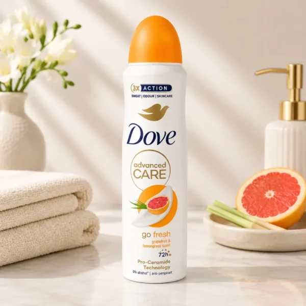 Dove Advanced Care Go Fresh Grapefruit & Lemongrass Antiperspirant Spray Dove Advanced Care Go Fresh Grapefruit & Lemongrass Antiperspirant Spray