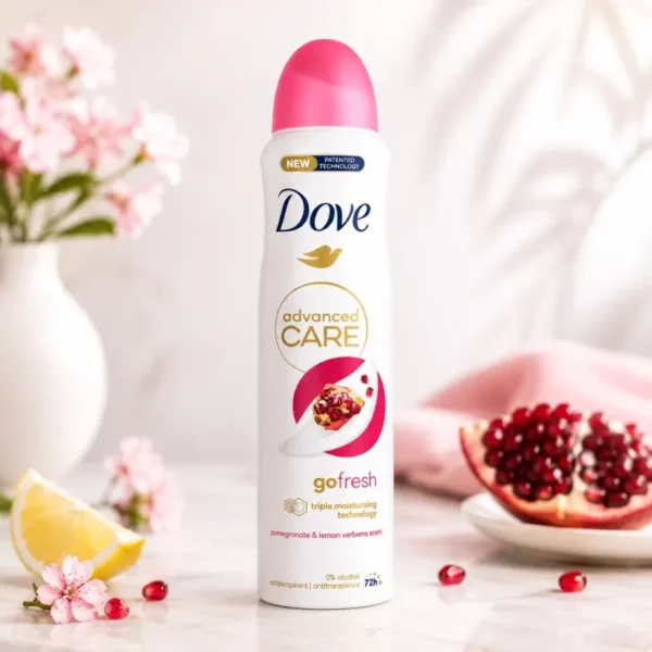 Dove Advanced Care Go Fresh Pomegranate & Lemon Verbena Antiperspirant Spray Dove Advanced Care Go Fresh Antiperspirant Spray