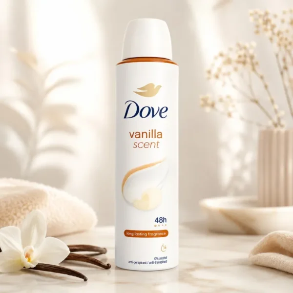 Dove Vanilla Scent Antiperspirant Spray Dove Vanilla Scent Antiperspirant Spray