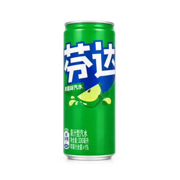Fanta Apple (China Import) – 330ml Can Fanta Apple (China Import) – 330ml Can (Single / 48-Can Case)
