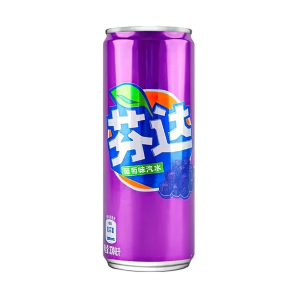 Fanta Grape (China Import) – 330ml Can (Single _ 48-Can Case) Fanta Grape (China Import) – 330ml Can (Single / 48-Can Case)