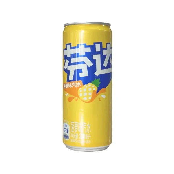 Fanta Pineapple (China Import) – 330ml Can (Single _ 48-Can Case) Fanta Pineapple (China Import) – 330ml Can (Single / 48-Can Case)