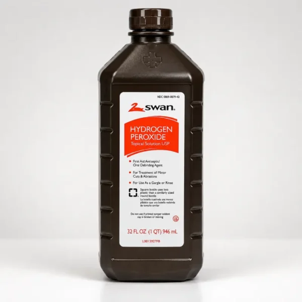 Hydrogen Peroxide Topical Solution Swan 3% Hydrogen Peroxide Topical Solution – 16 oz