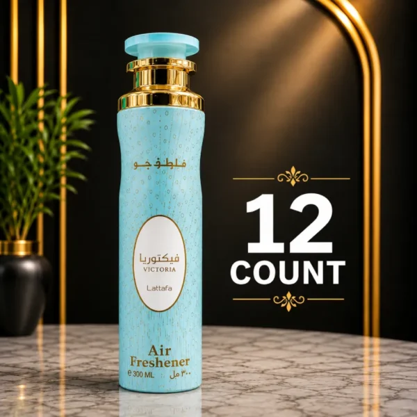 Lattafa Victoria Premium Air Freshener – 300ml (12-Count Case) Lattafa Victoria Premium Air Freshener – 300ml (12-Count Case)