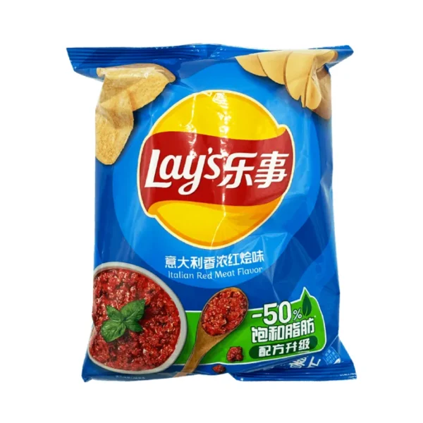 Lays - Exotic Chips 70g Italian Red Meat Lays - Exotic Chips 70g Italian Red Meat
