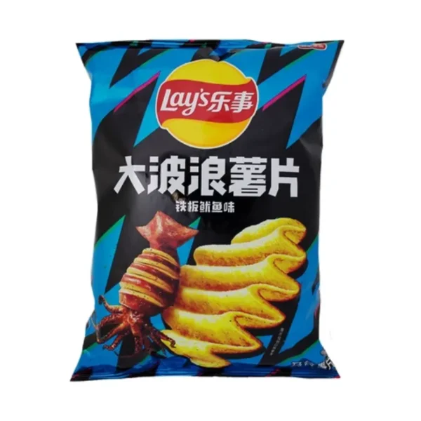 Lays - Exotic Chips - Big Wave Sizzling Squid Lays - Exotic Chips - Big Wave Sizzling Squid