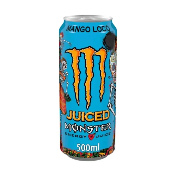 Monster Energy Drink – Mango 500ml Can (Single _ 48-Can Case) (1) Monster Energy Drink – Mango 500ml Can (Single / 48-Can Case)
