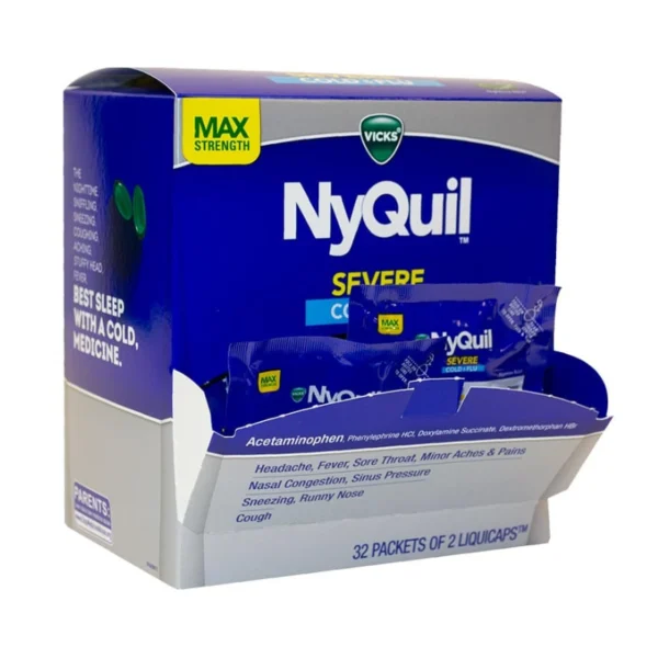NYQUIL SEVER COLD & FLU 32CT NYQUIL SEVER COLD & FLU 32CT