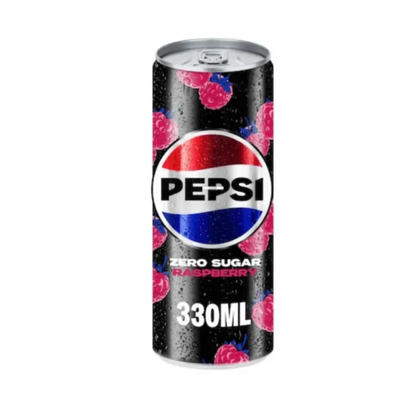 Pepsi – Raspberry 330ml Can Pepsi – Raspberry 330ml Can (Single / 48-Can Case)