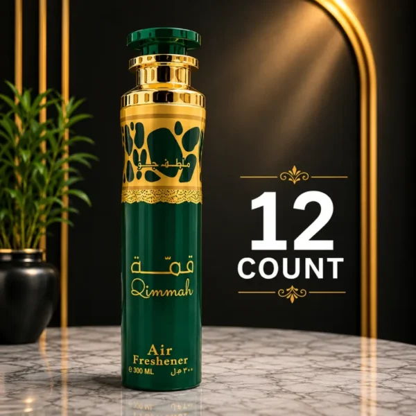 Qimmah Premium Arabian Air Freshener – 300ml (12-Count Case) Qimmah Premium Arabian Air Freshener – 300ml (12-Count Case)