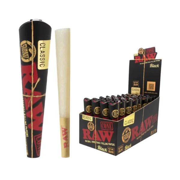 RAW CLAS BL 11/4 6PK