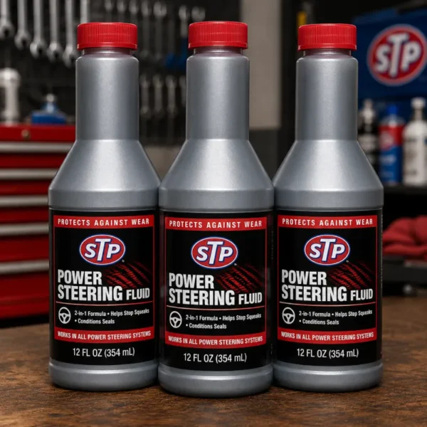 STP Power Steering Fluid STP Power Steering Fluid – 12 oz (Single / 6-Pack Case)