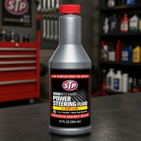STP Power Steering Fluid & Stop Leak – 12 oz STP Power Steering Fluid & Stop Leak – 12 oz