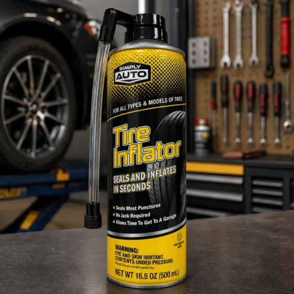 Simply Auto Tire Inflator & Sealer Simply Auto Tire Inflator & Sealer – 16.5 oz / 500 ml