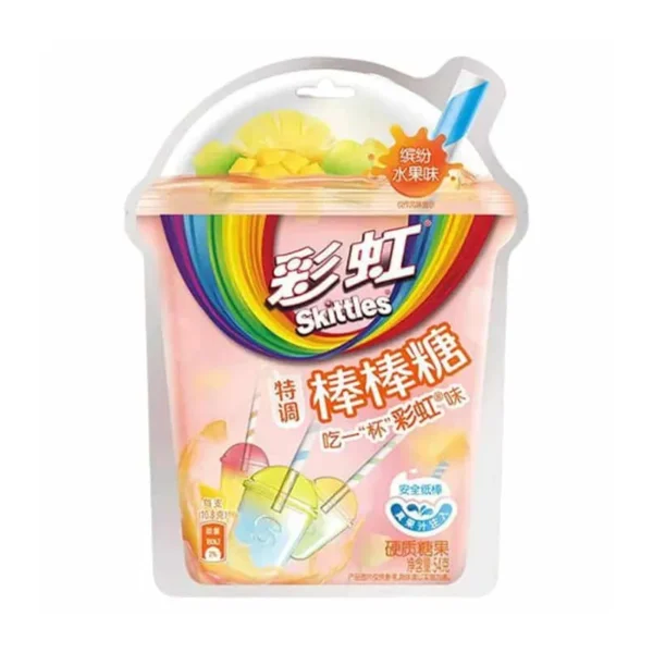 Skittles - Lollipops Fruit Mix SINGLE/8 case