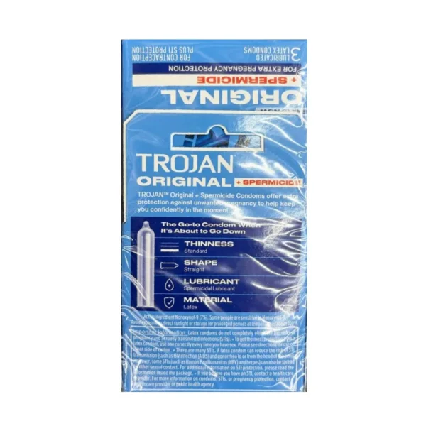 TROJAN SPERMICIDAL,D