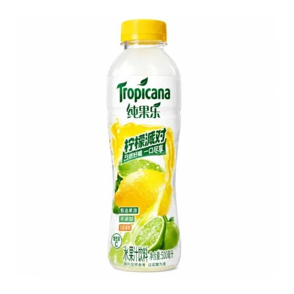 Tropicana Lemon Lime – 450ml Bottle (Single _ 45-Bottle Case) Tropicana Lemon Lime – 450ml Bottle (Single / 45-Bottle Case)