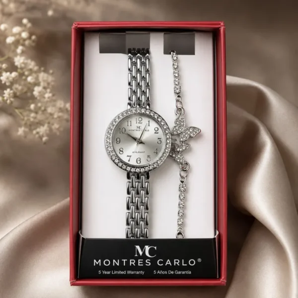 W40_BARCELET Watch & Matching Bracelet Set – Single Unit